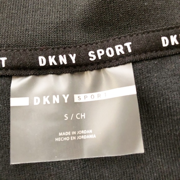 DKNY Sport Half Zip Pullover White/Black NWT - Picture 6 of 8